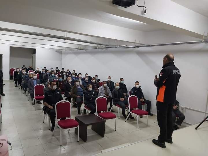 Akıncılar’da afet eğitimi verildi