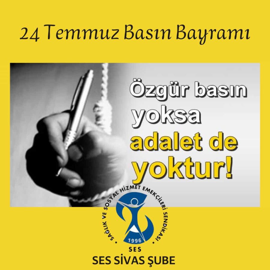 Basın Bayramınızı kutluyorum.