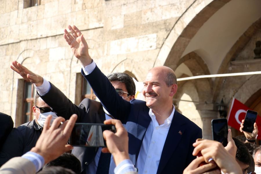Bakan Soylu’ya görkemli karşılama