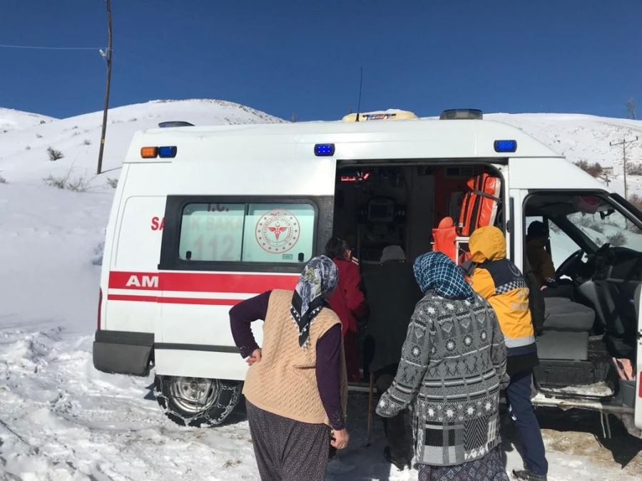 Yaşlı hasta için seferber oldular