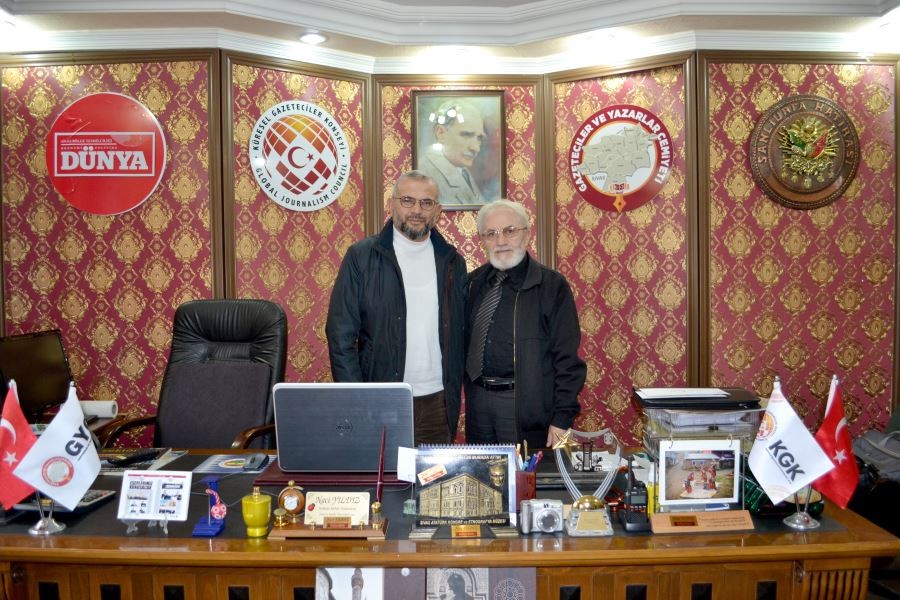 Orhan Hoca’dan  gazetemize ziyaret