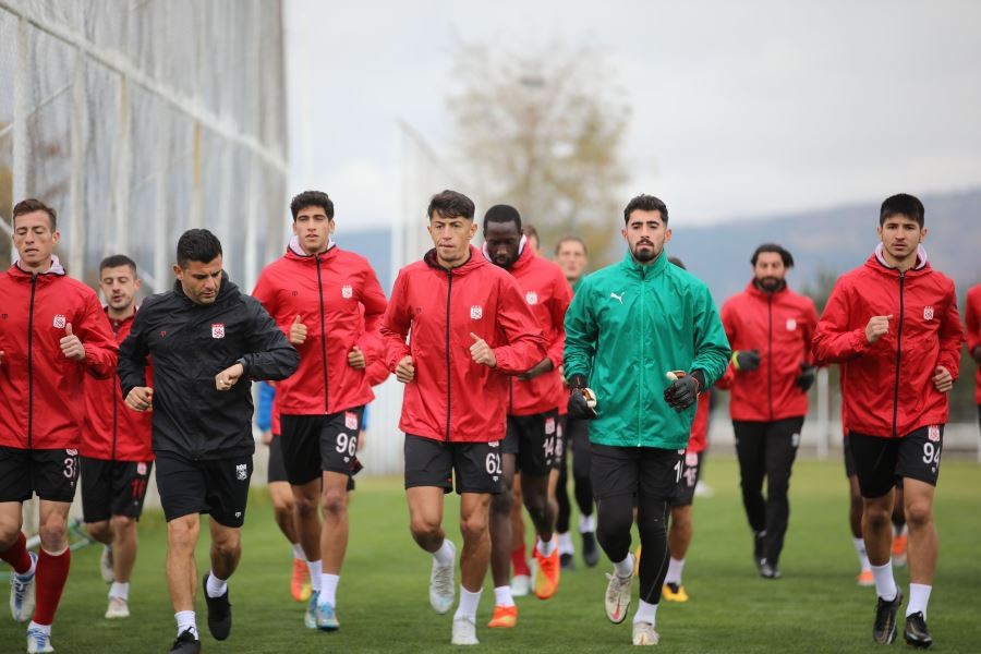 Sivasspor, Ümraniyespor maçının hazırlıklarına başladı