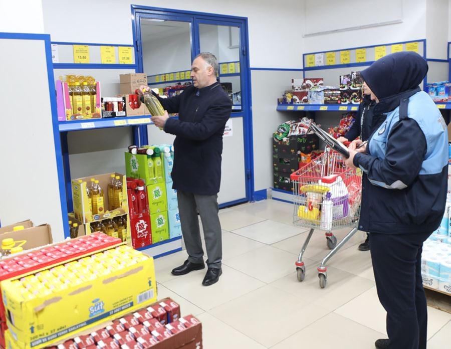 Belediyeden market denetimi