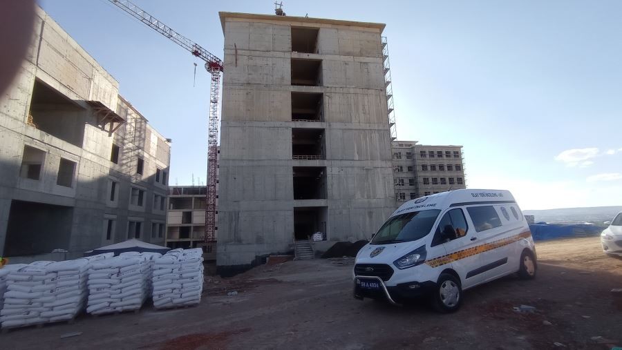 Hastane inşaatında 4 gün arayla ikinci kaza