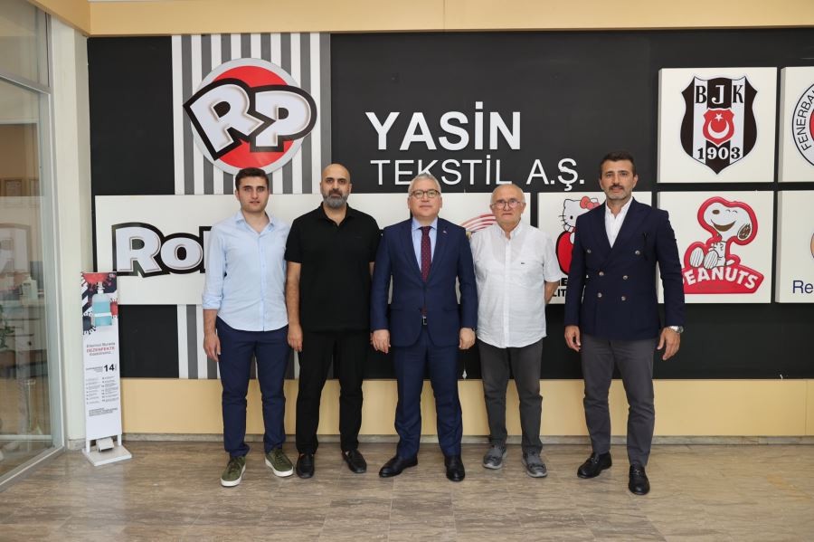 Vali Şimşek’ten Yasin Tekstil’e ziyaret