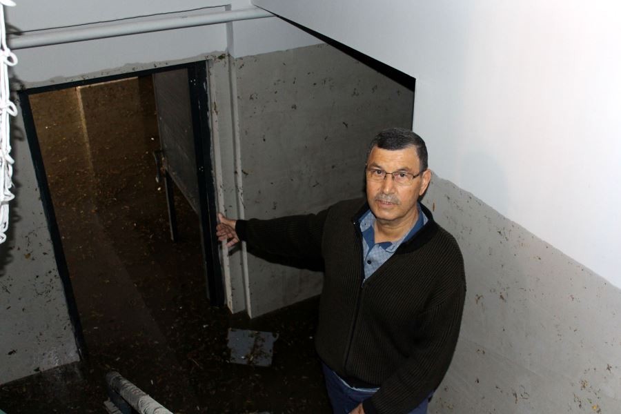 Sağanak yağışın izleri gün doğunca netleşti
