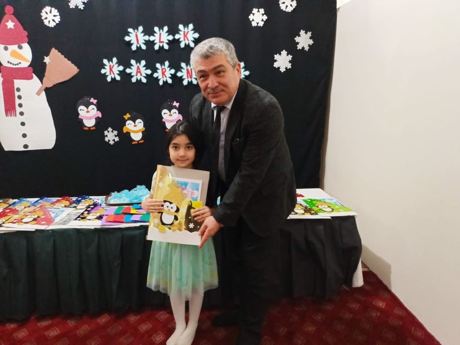 Karne sevincine ortak oldu 