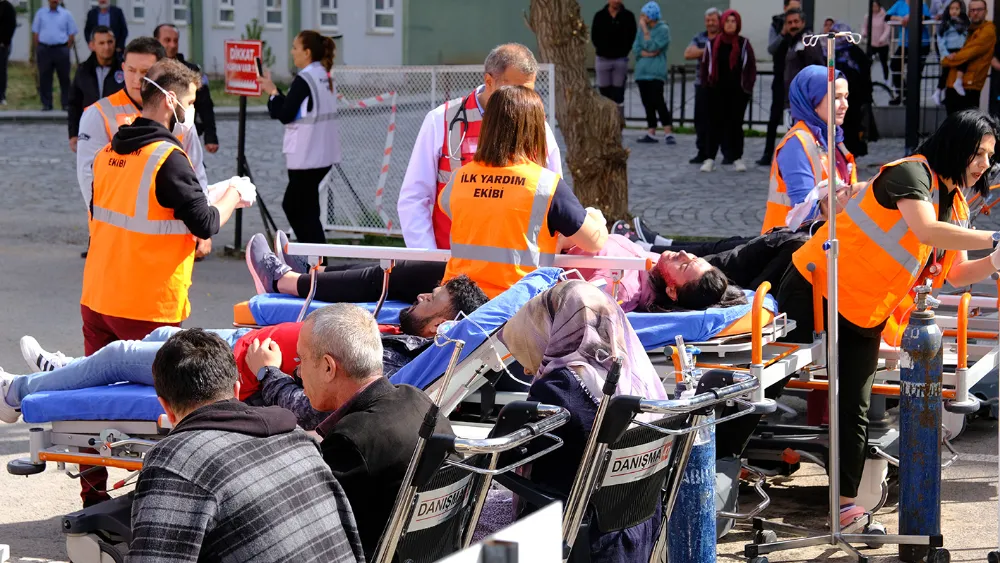 SCÜ’de afet tatbikatı