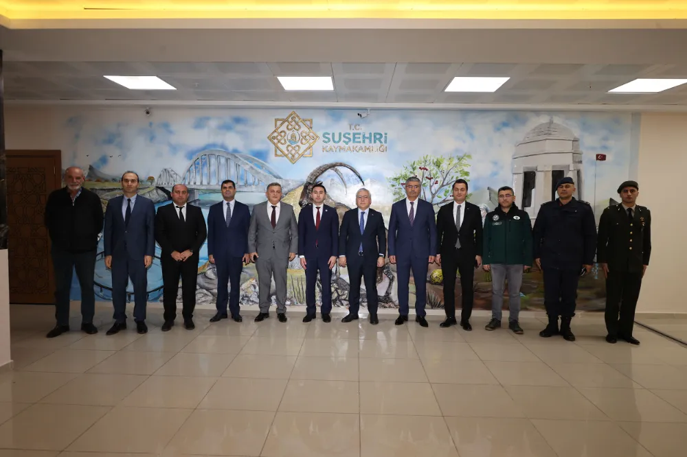 Sivas Valisi Suşehrinde temaslarda bulundu