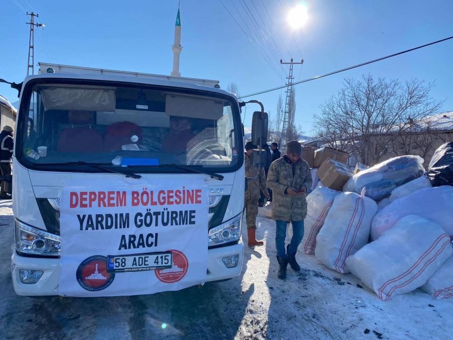 Koyulhisar’dan Doğanşehir’e yardım eli 