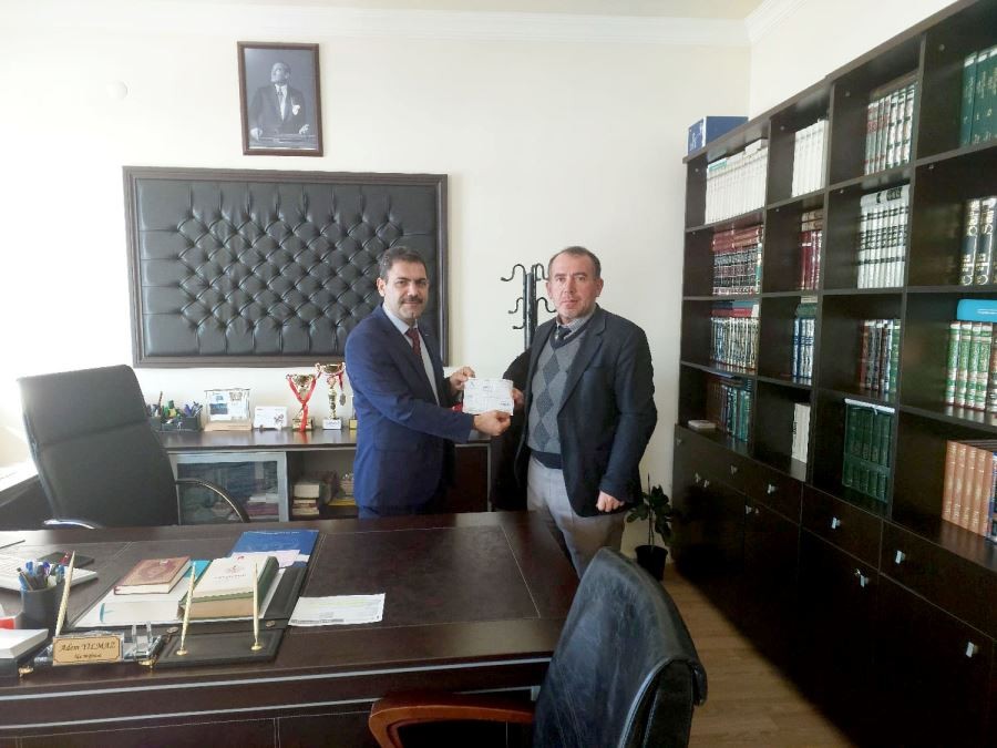 Müftülük personeli bağışta bulundu 
