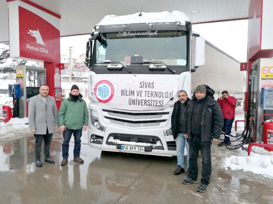 SBTÜ’den deprem bölgesine insani yardım 