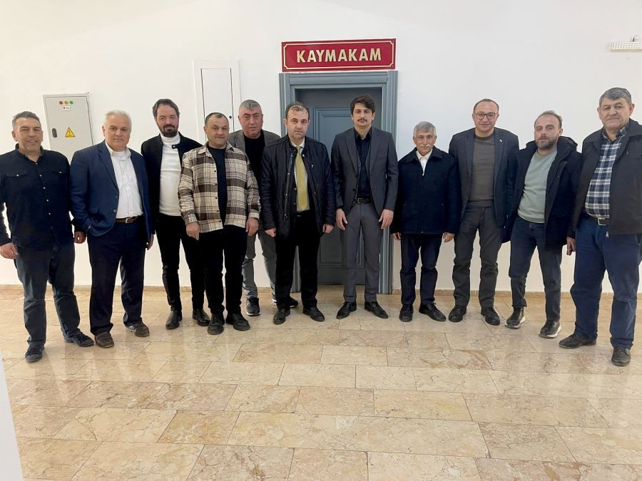 Kaymakam Yıldırım’ı   ziyaret ettiler 