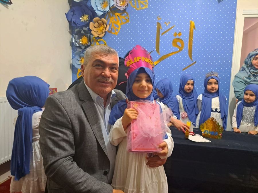 Müftü miniklerin sevincine ortak oldu 