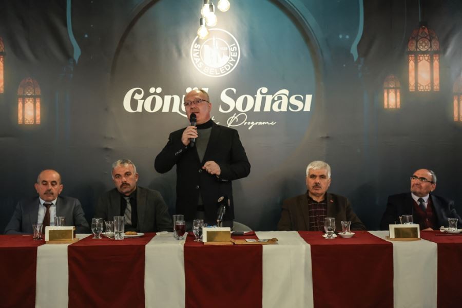 BİLGİN MUHTARLARLA ‘GÖNÜL SOFRASI’NDA BULUŞTU