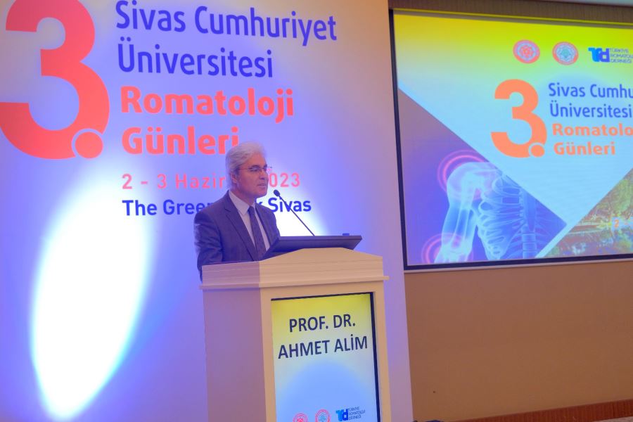 Şahin, Romatoloji   Günlerinde konuştu 