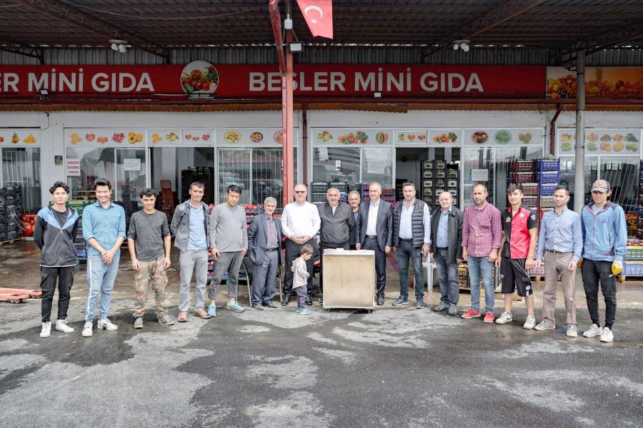   ESNAFTAN BİLGİN’E TEŞEKKÜR