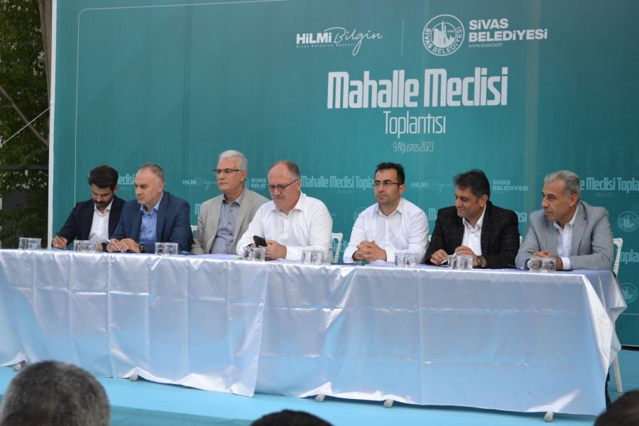 Sivas Belediyesi Mahalle Meclisi Buluşmaları Devam Ediyor