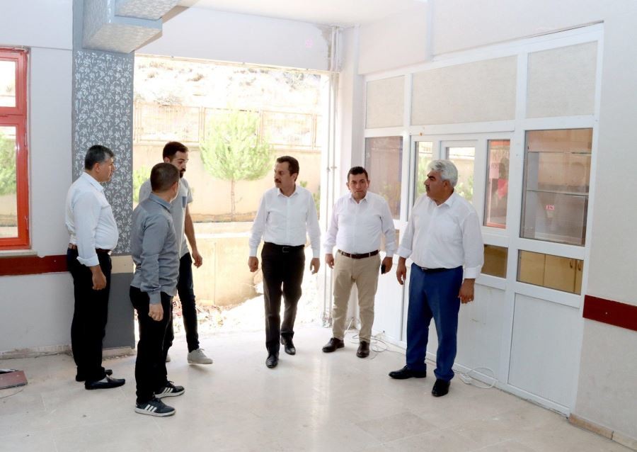 Deprem güçlendirme çalışması sürüyor 