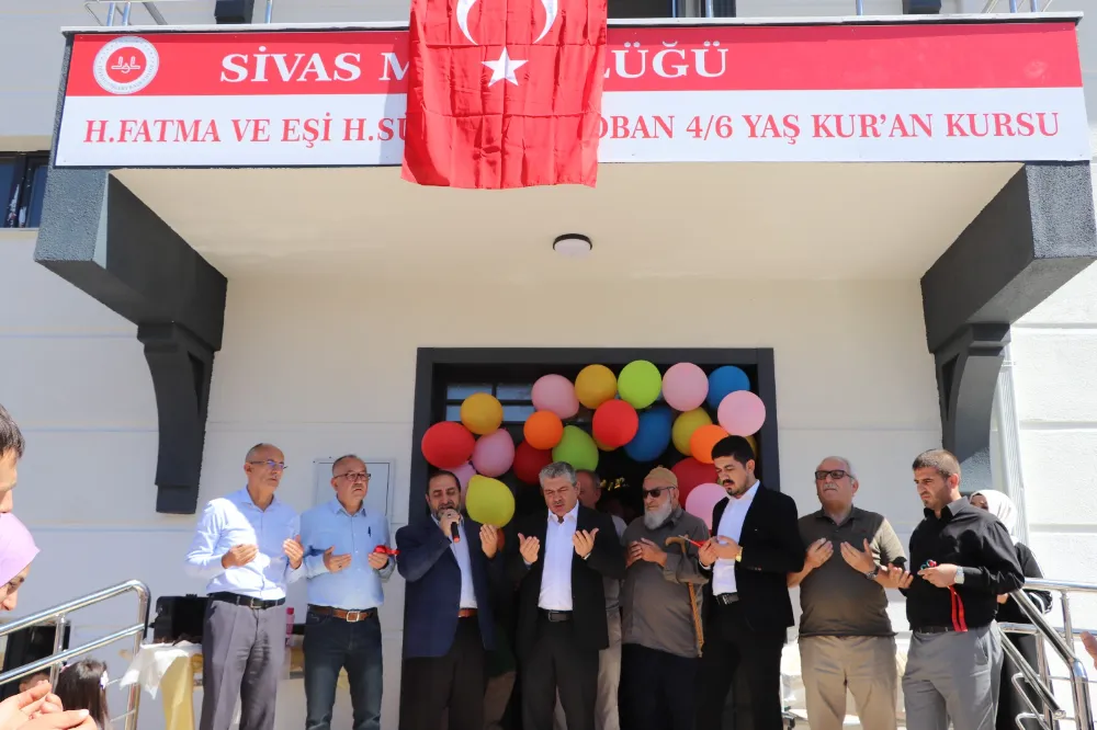 Sivas’ta Kur’an Kursu açıldı