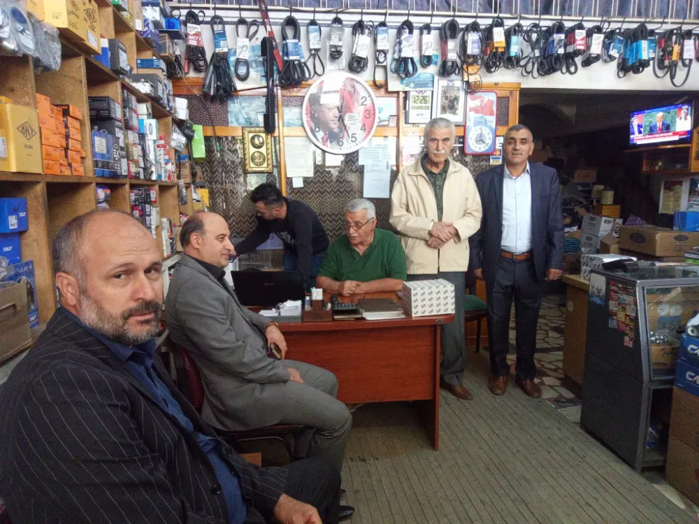 Ahilik Haftası dolayısıyla esnafı ziyaret ettiler