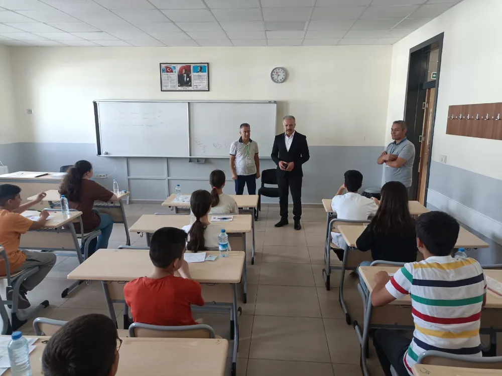 Bursluluk sınavı yapıldı