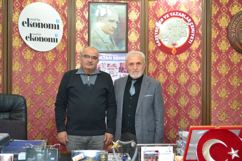 Timuçin’den   gazetemize ziyaret 