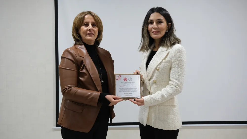 AYDIN’DAN   ŞİMŞEK’E PLAKET 