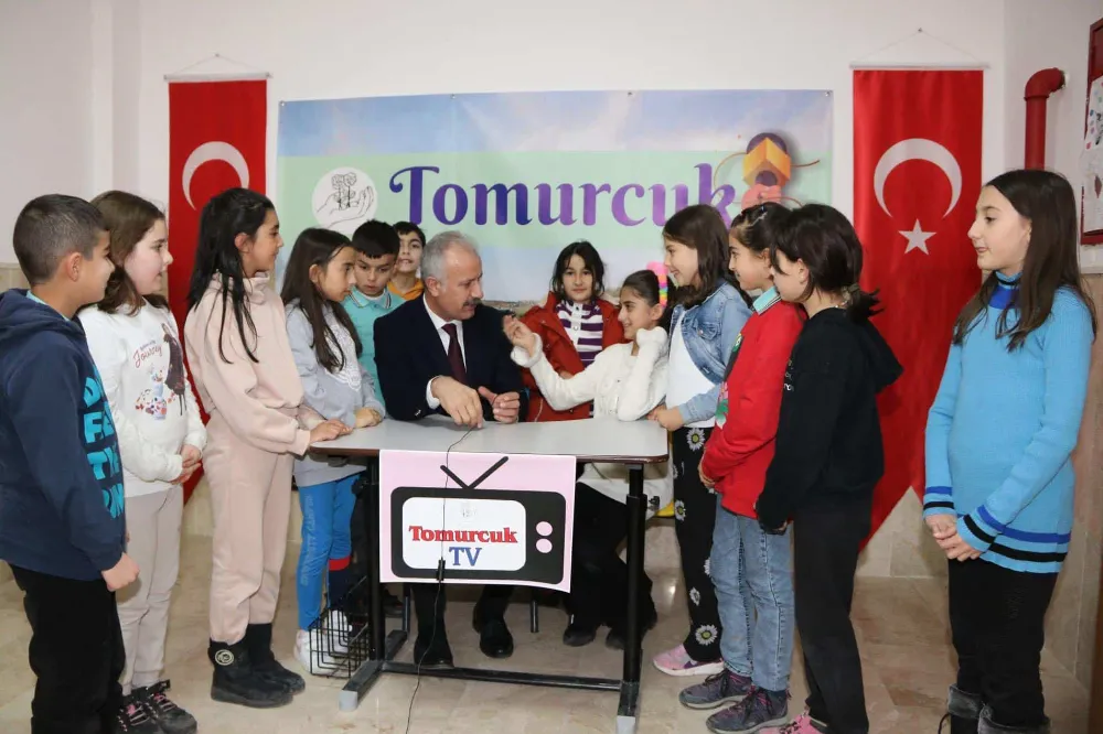 Minik öğrenciler internet üzerinden yayın yapıyor 