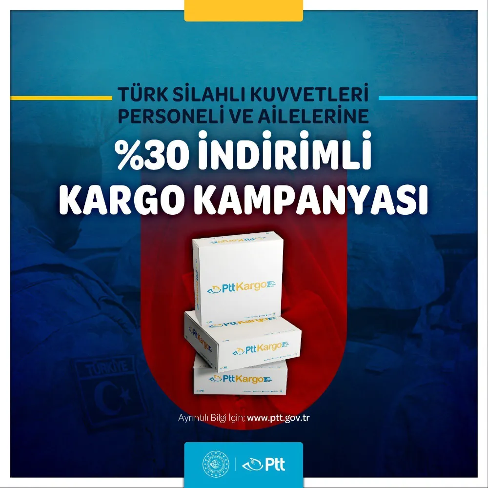 PTT AŞ´DEN TÜRK SİLAHLI KUVVETLERİNE ÖZEL DESTEK
