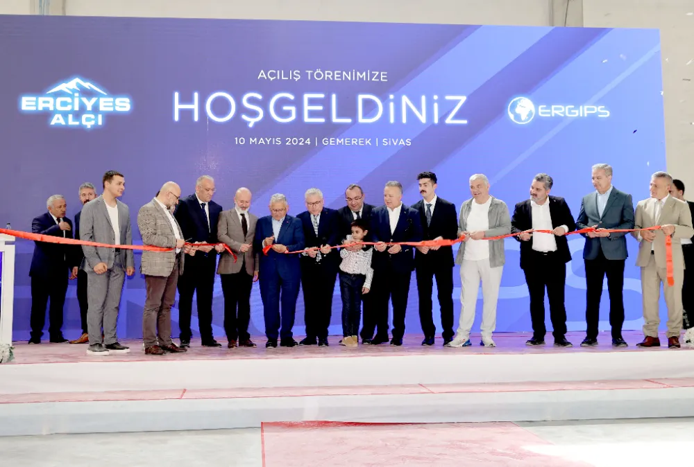 Alçı Fabrikası açıldı