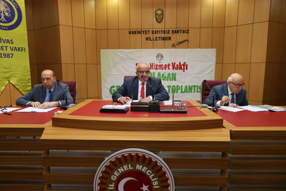 Hizmet Vakfı’nın   genel kurulu yapıldı 
