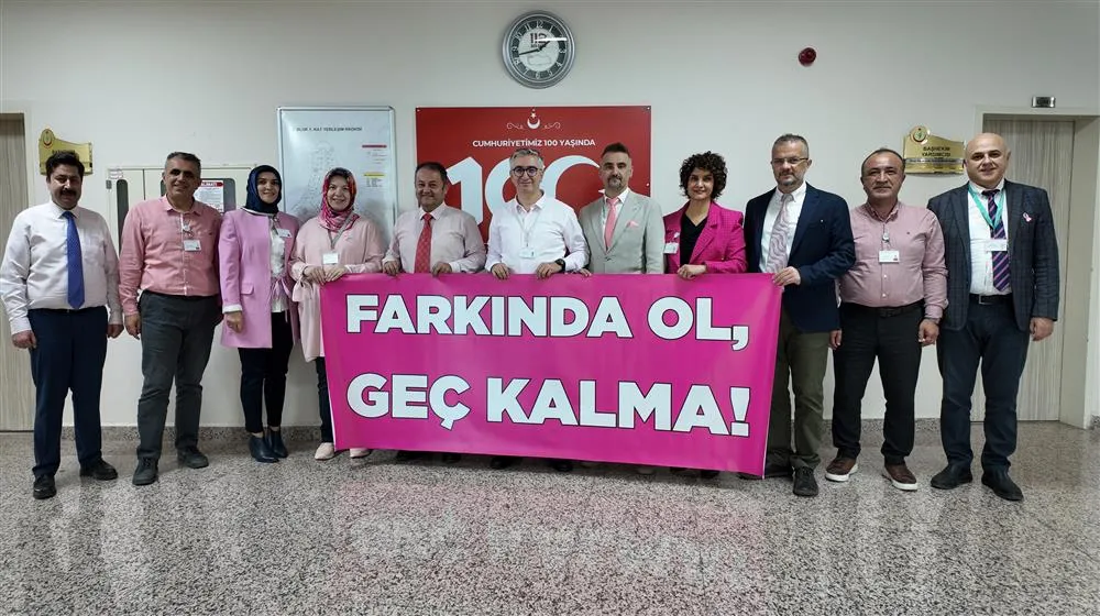 Sivas Numune Hastanesi Yöneticilerinden Pembe Farkındalık