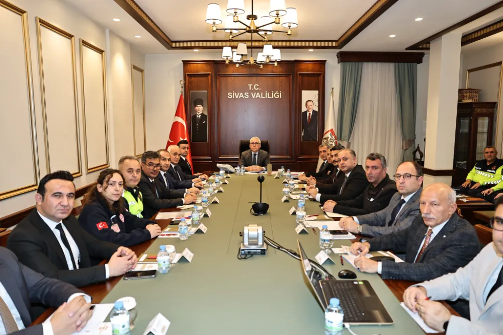 Sivas’ta Kış Tedbirleri Masaya Yatırıldı