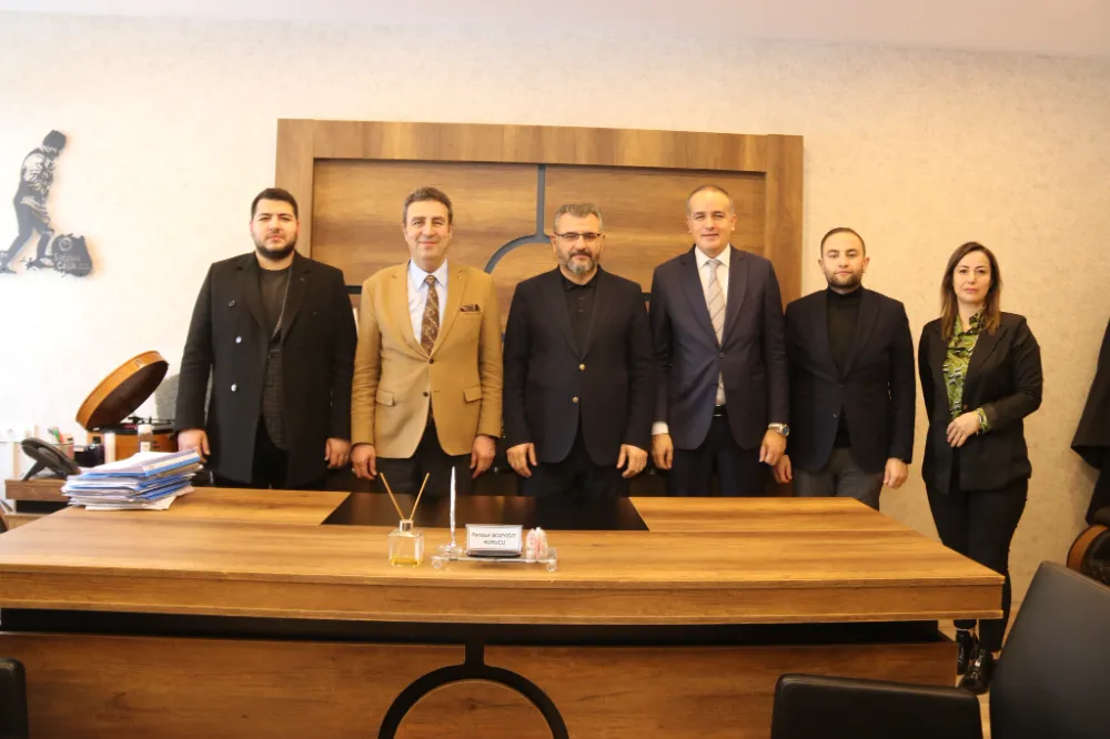 Demirgil ve beraberindekiler Bozyiğit’i ziyaret etti