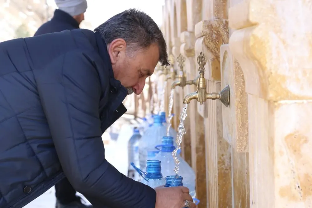 Sivas Belediyesi tatlı su çeşmelerini yeniledi 