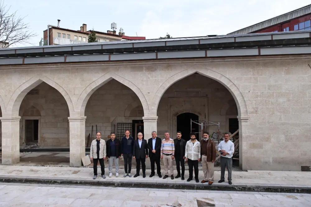 Meydan Camii’nde çalışmalarda sona yaklaşıldı