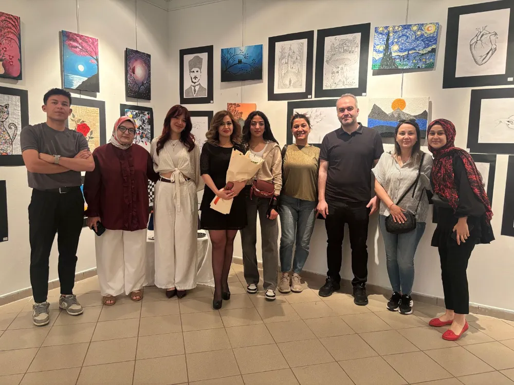 SCÜ Sağlık Hizmetleri MYO’dan Sağlık ve Sanatı Buluşturan Resim Sergisi