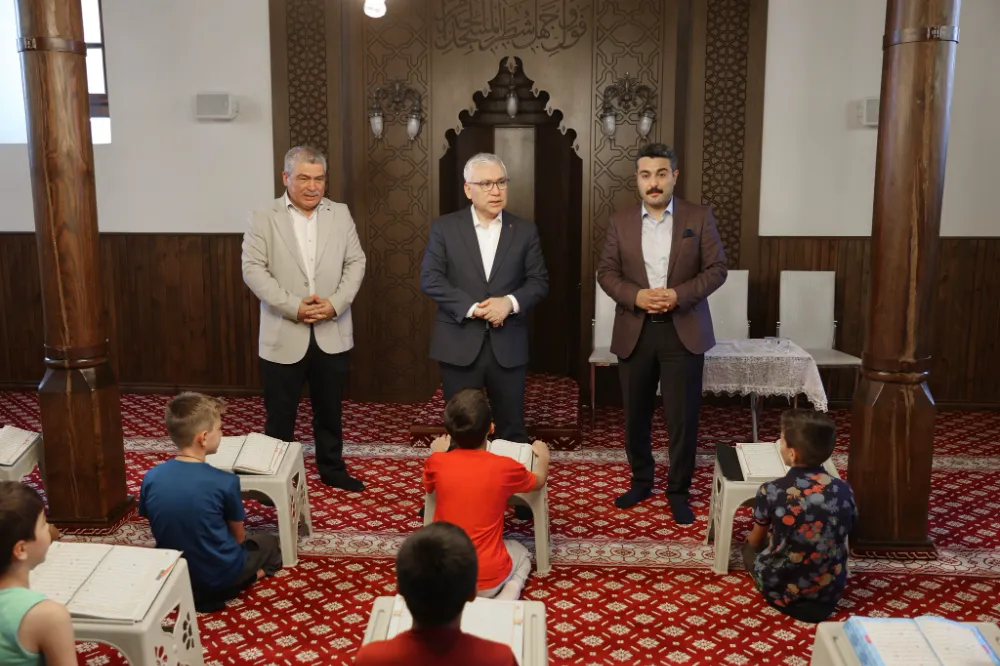 Vali Yılmaz Şimşek’ten Yaz Kur’an Kurslarına Ziyaret