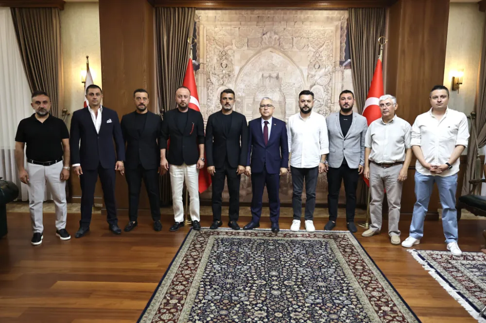 Burak Özçoban, Sivasspor Yönetimiyle Vali Şimşek’i Ziyaret Etti
