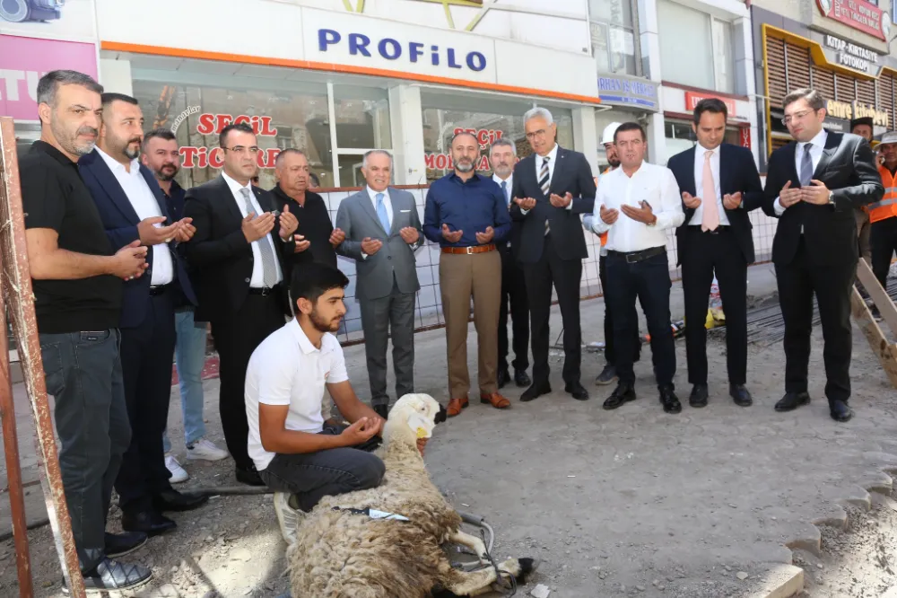 Temel dualarla atıldı 