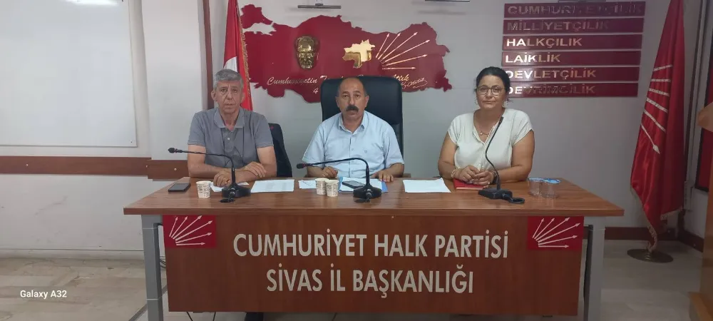 CHP Sivas örgütü miting öncesi toplandı! Doğan: Umudu büyütmeye devam edeceğiz
