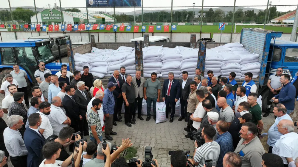 Sivas Belediyesi, Yerli ve Sertifikalı Buğday Tohumlarını Çiftçilere Ücretsiz Dağıttı