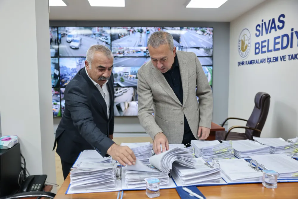 Sivas’ta 610 Noktadan Şehir Güvenliği ve Temizliği Kamera ile İzleniyor