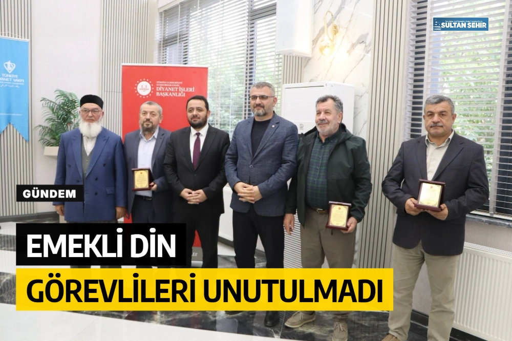 Emekli din görevlileri unutulmadı