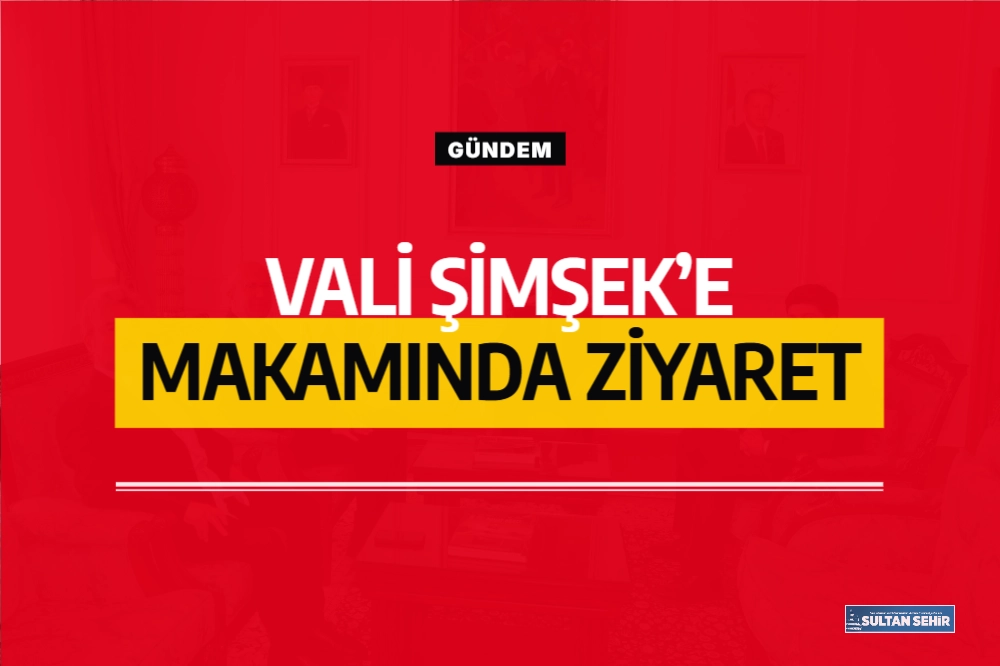 Vali Şimşek’e makamında ziyaret