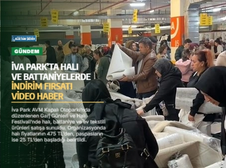 İva Park’ta halı ve battaniyelerde indirim 