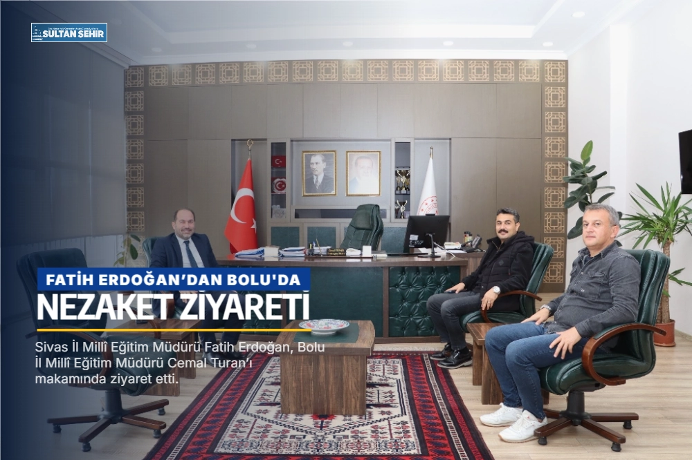 Fatih Erdoğan’dan Bolu'da nezaket ziyareti