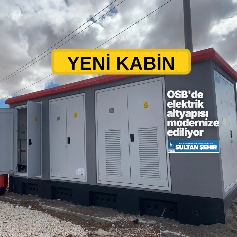 OSB'de elektrik altyapısı  modernize ediliyor
