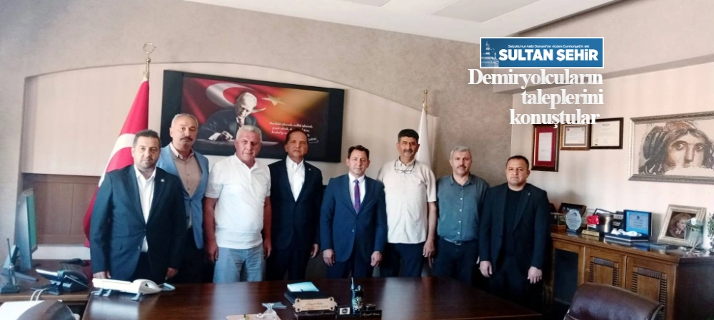 Demiryolcuların taleplerini konuştular 
